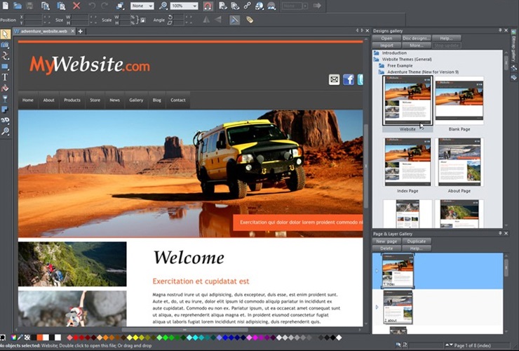 Xara Web Designer